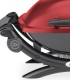 Электрический барбекю-гриль Weber Q-1400, бордовый